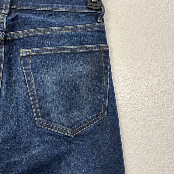 Imogene + Willie Willie Straight Leg Selvage Denim Jeans Button Fly Made in USA - Picture 7 of 13